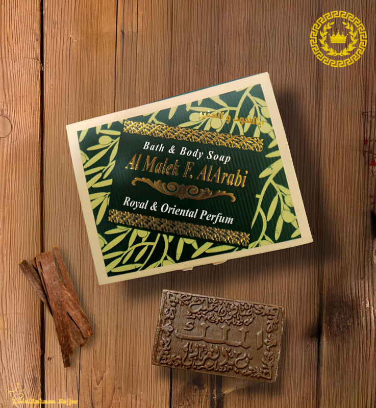 Luxurious oud, amber and musk soap