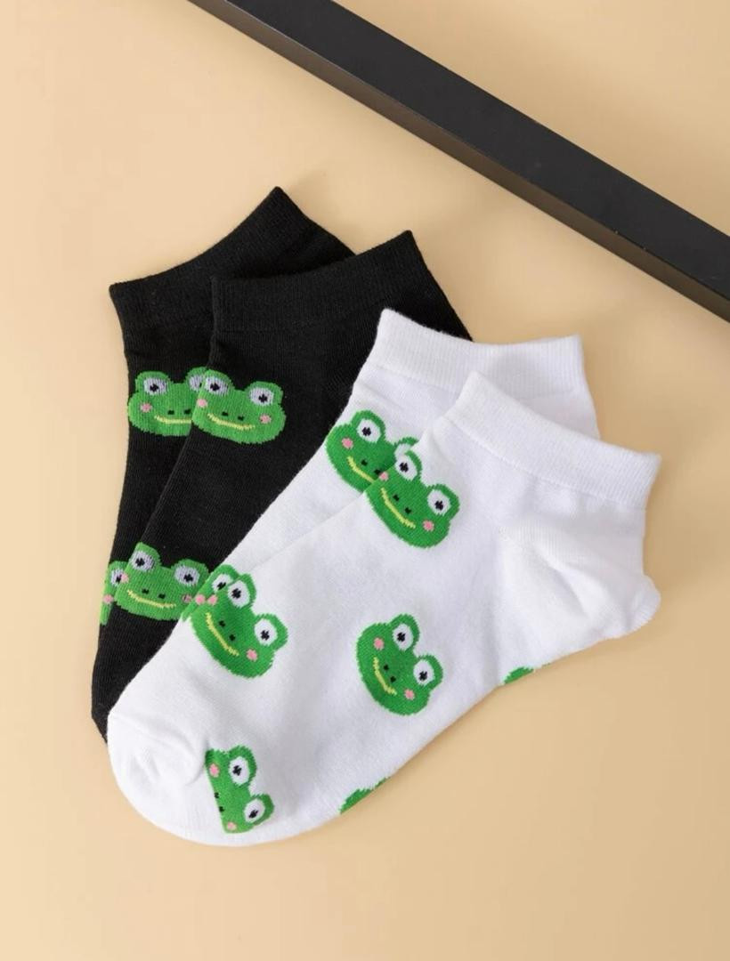 Frogs design women  short socks