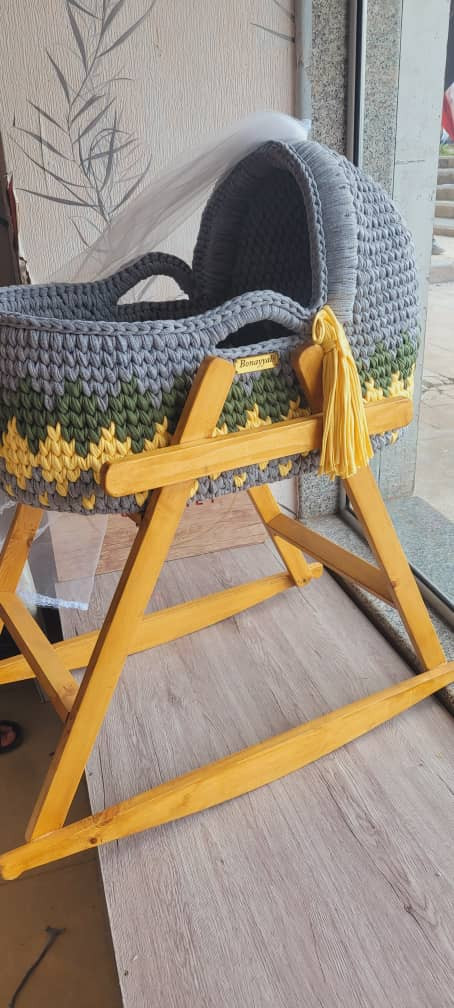 Baby Bed made with kilim thread