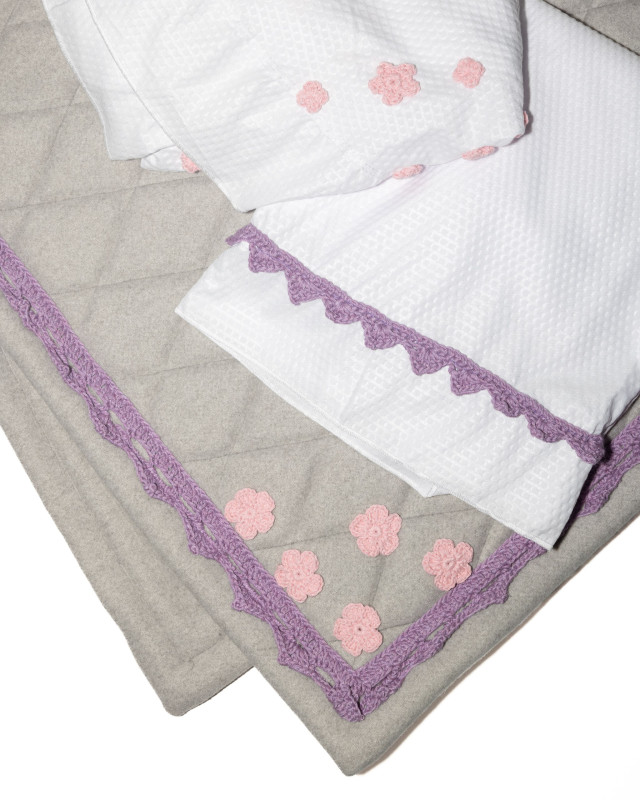 Gray Prayer Mat with a prayer set - Hover