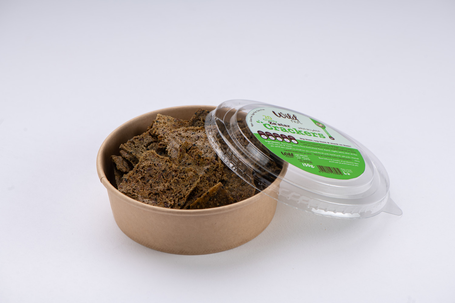 Crunchy za'atar crackers