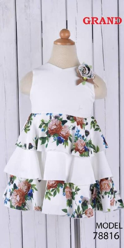 White Floral Dress