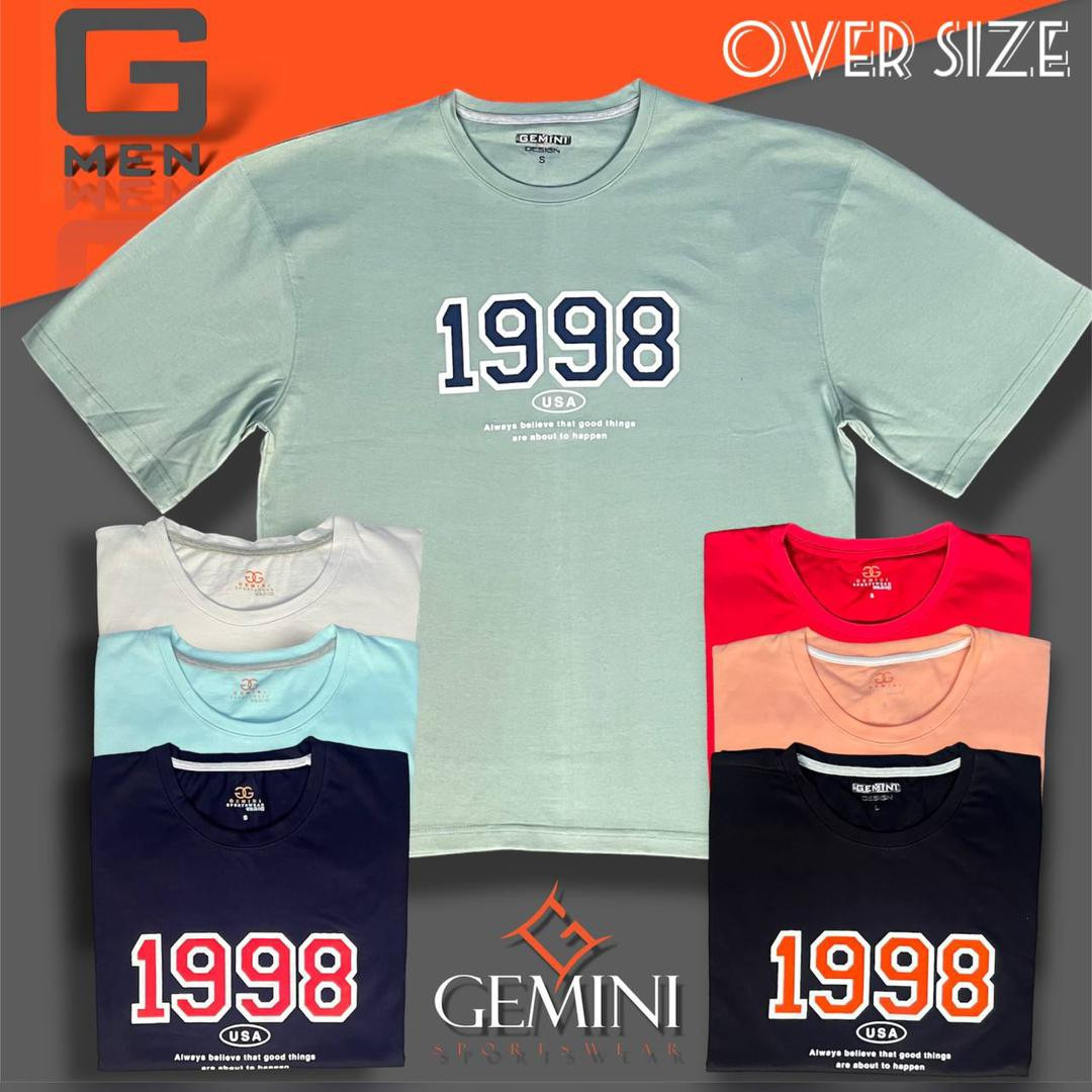 1998 Printed T-shirt cotton