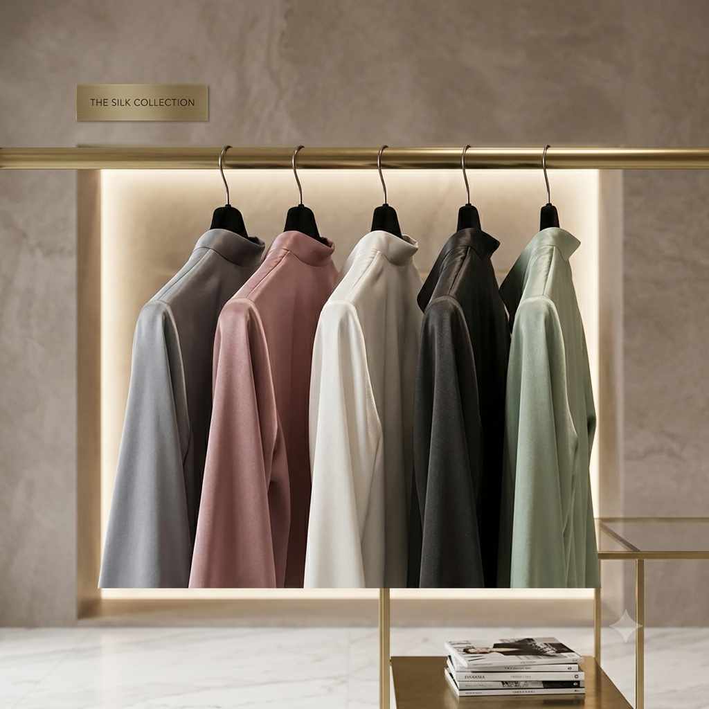 M9069  satin Zara dress with modern style