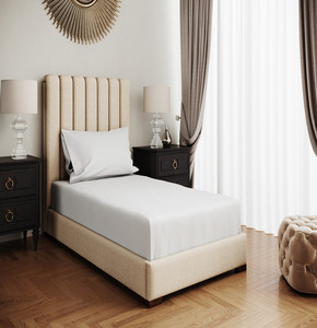 One and a half single fitted sheet cotton