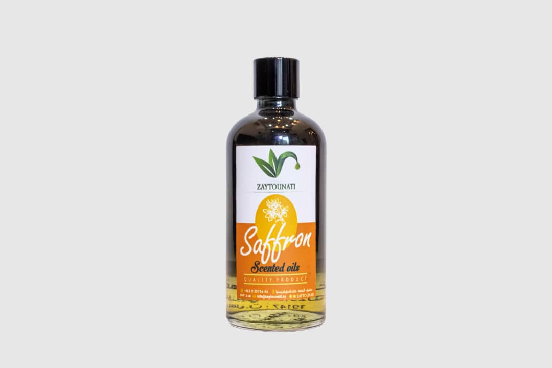 saffron Scented skin oil