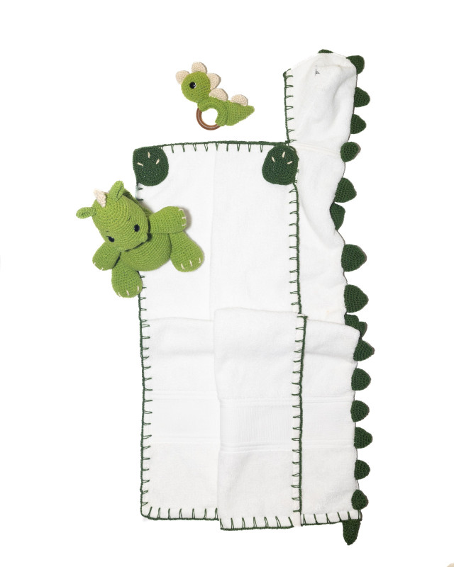 dinosaur Baby Bathrobe