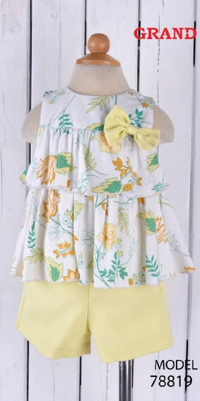 Floral shirt and  short set