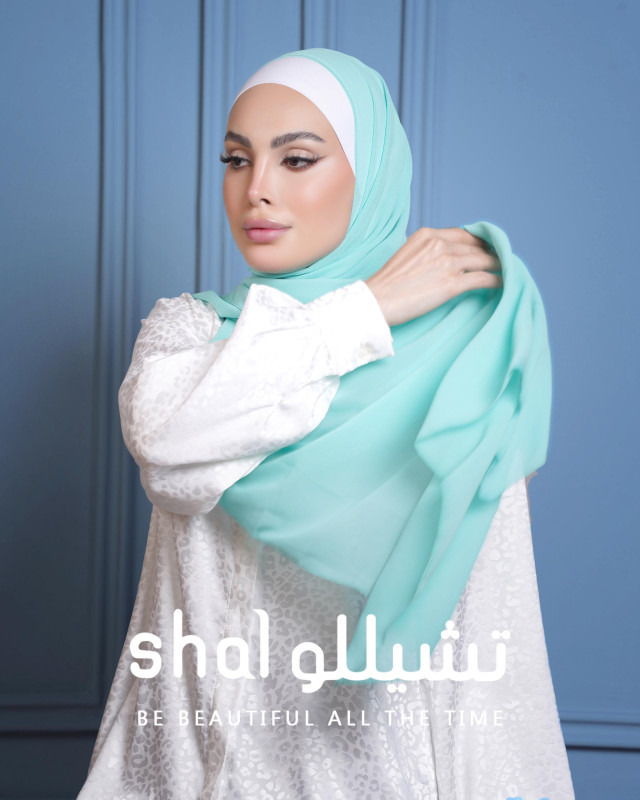 Crepe islamic hejab - Hover