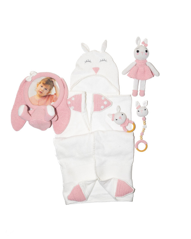 Bunny Baby Bathrobe 5 pc