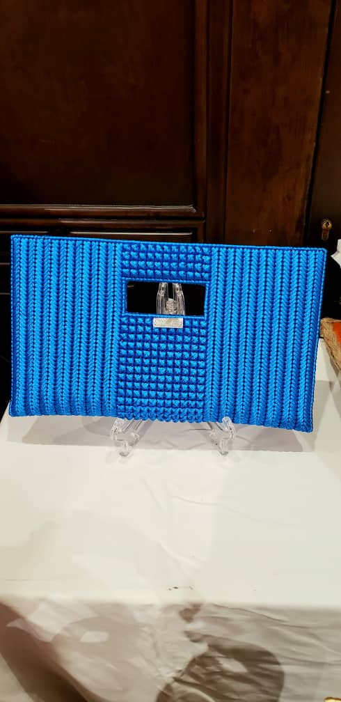 women ’s handmade clutch - Hover