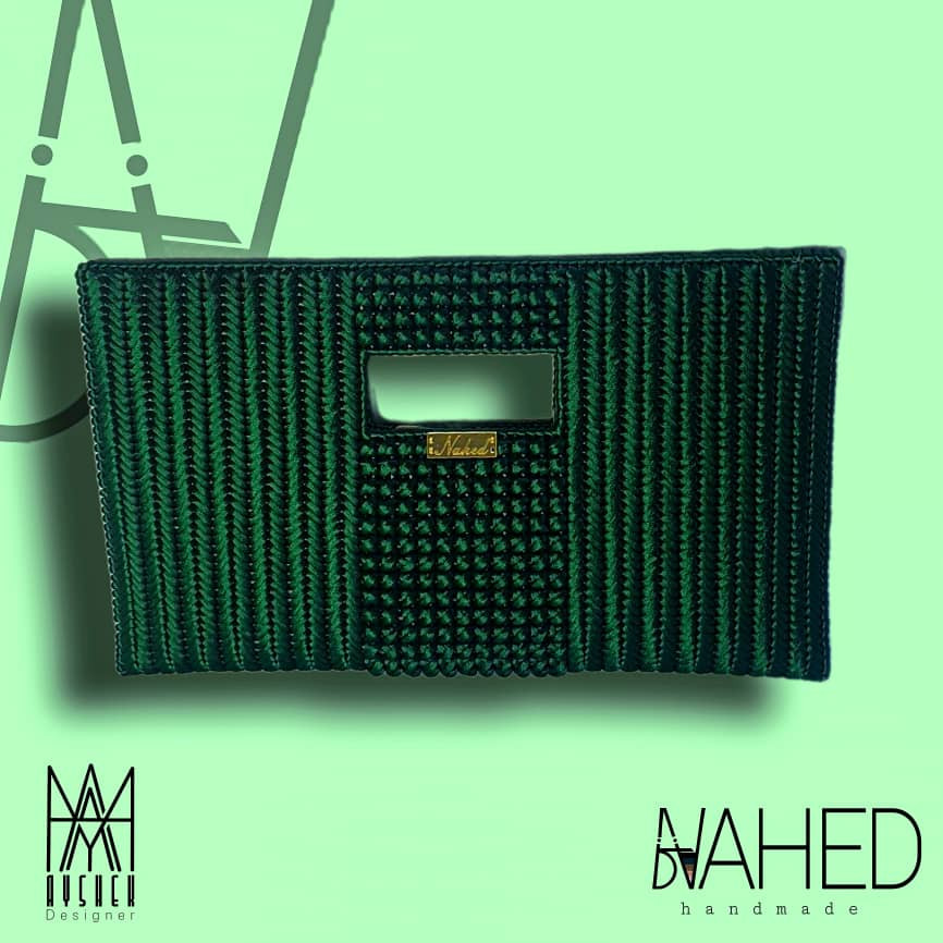 women ’s handmade clutch