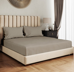 Double fitted sheet set polyester