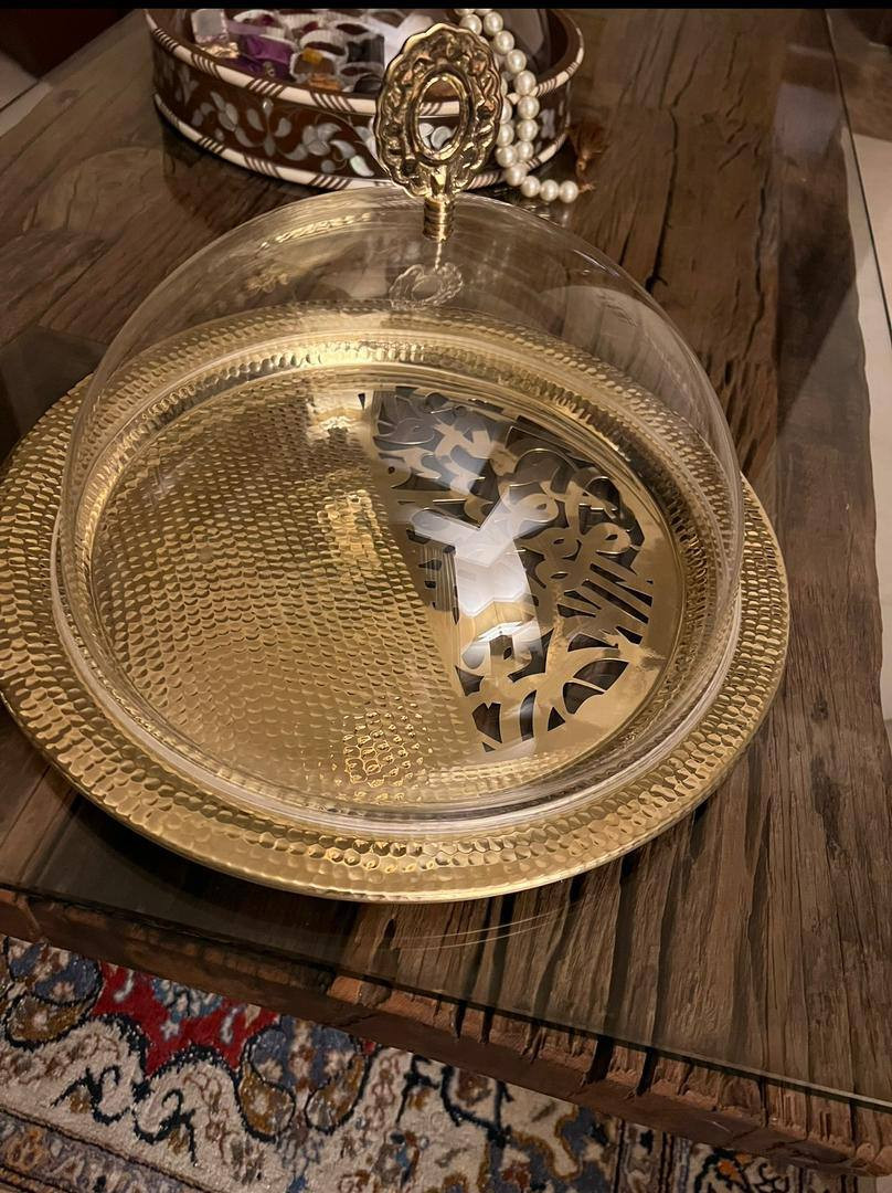 copper plate with a cover